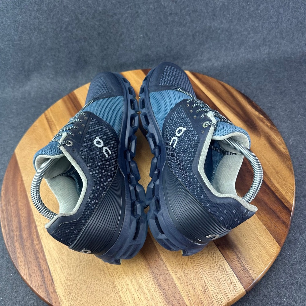 On Running Cloudstratus Navy Blue Road Running Shoes Womens 9.5 Helion CloudTec - Picture 9 of 12